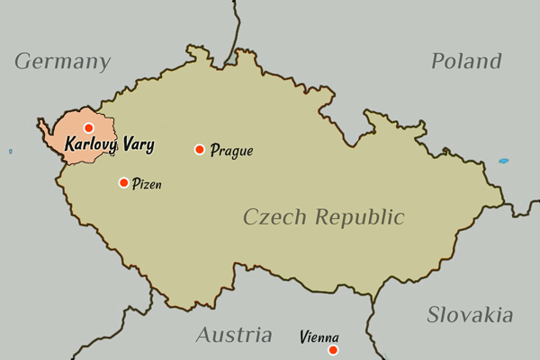 Karlovy Vary map