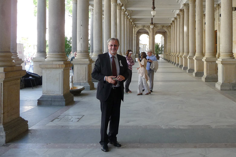 Baden Baden Burgermeister at the Mill Colonnade.