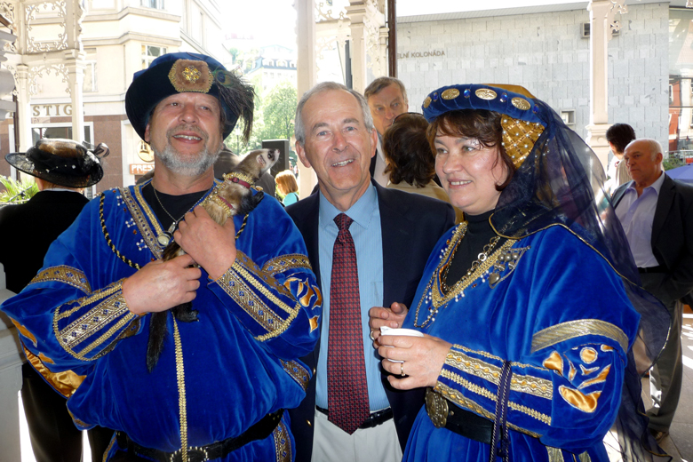 Costumed for the Open Breakfast.