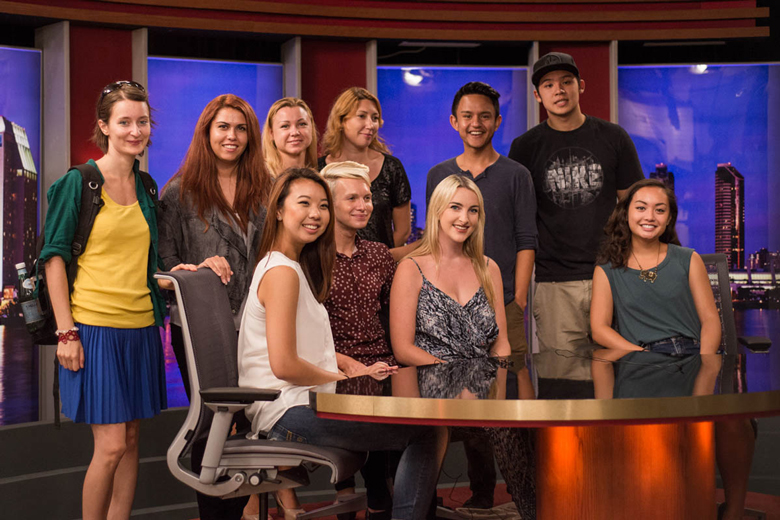 ...to learn about behind-the-scenes TV production.