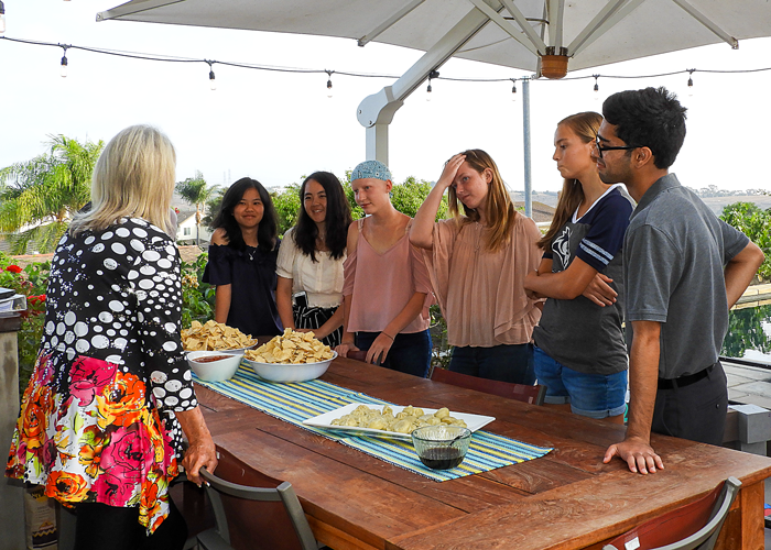 Sage Creek HS students being introduced.