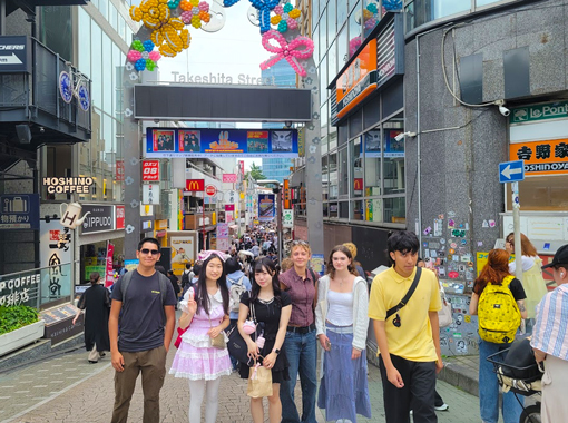 Exploring downtown Tokyo